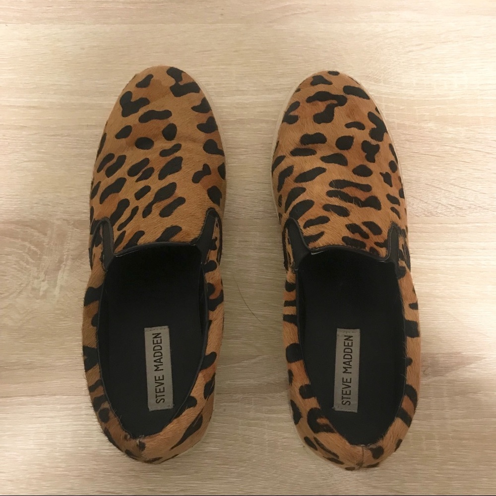 Steve Madden | Ecentric Leopard Slip on Sneaker - Picture 4 of 7